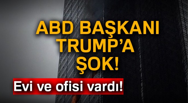ABD Başkanı Trump’ın gökdeleninde yangın