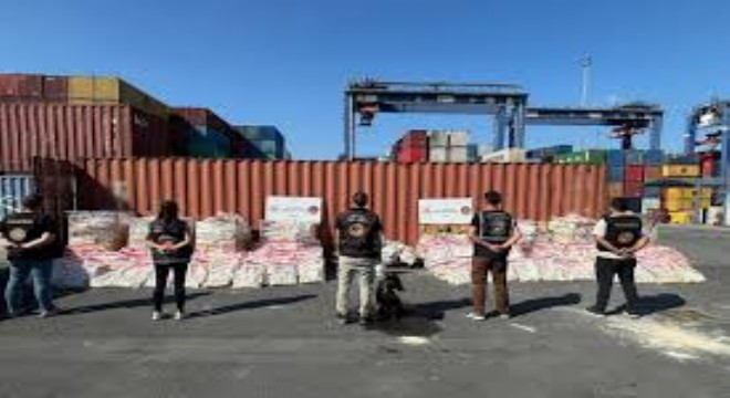 Ambarlı Limanı’nda 1,7 Ton Kokain Ele Geçirildi