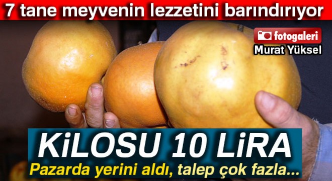 Çanakkale de pazar tezgahlarını Japon armudu süslüyor