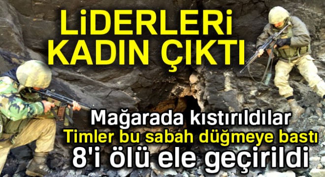 Tunceli’de dev operasyon: 8 i ölü, 16 terörist ele geçirildi