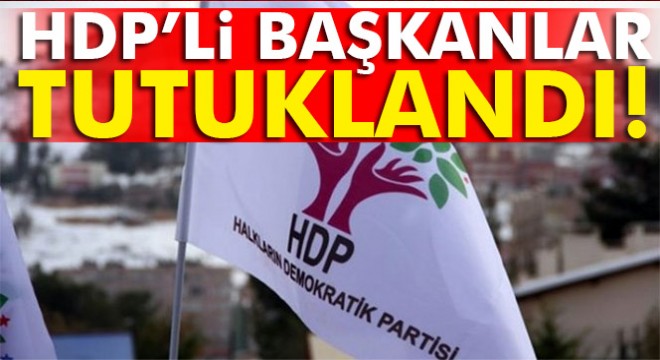 Tuzluca’da eş başkanlar tutuklandı